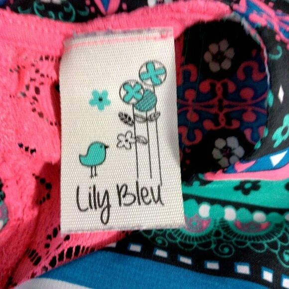 Lily Bleu Girls Size 8 Dress Sleeveless Multicolor - Picture 4 of 6